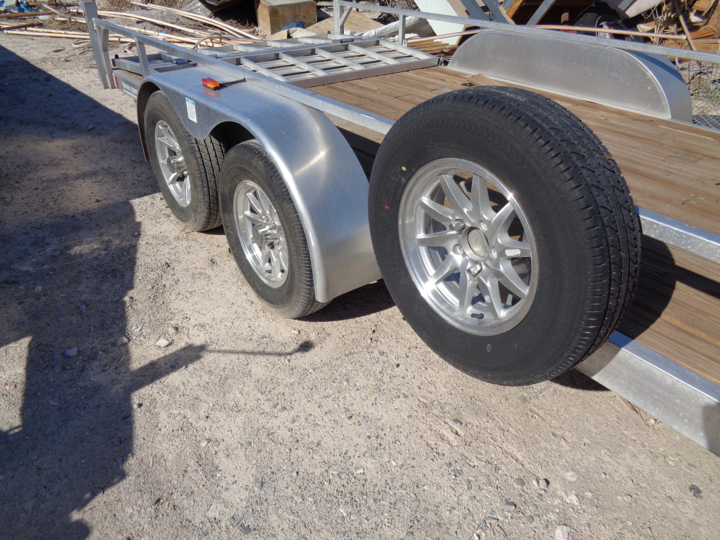 Used 2023 Forest River * PRU6518TA2 * 18Ft Aluminum Tandem Axle 7k Utility Trailer