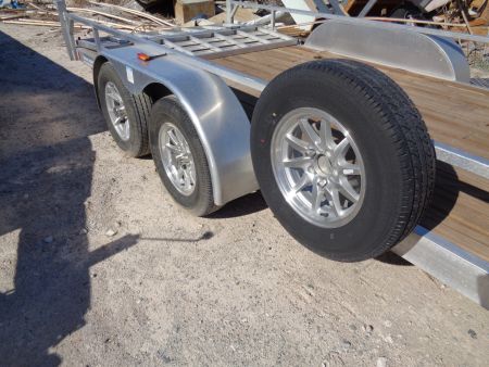Used 2023 Forest River * PRU6518TA2 * 18Ft Aluminum Tandem Axle 7k Utility Trailer
