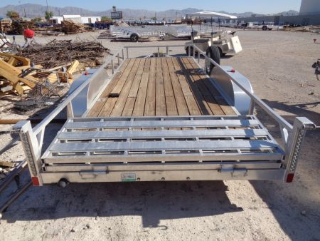 Used 2023 Forest River * PRU6518TA2 * 18Ft Aluminum Tandem Axle 7k Utility Trailer