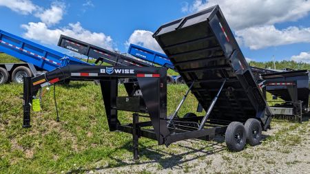 New 2026 BWise 6'9" x 14' HD Lo Pro GOOSENECK Equipment Dump