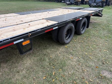 New 2027 Double A 40’ Gooseneck Deckover 35’ plus 5’ x 102” with 2-10K tandem dual axles=25K