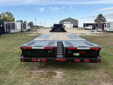 New 2027 Double A 40’ Gooseneck Deckover 35’ plus 5’ x 102” with 2-10K tandem dual axles=25K
