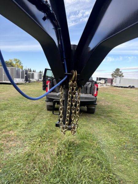 New 2027 Double A 40’ Gooseneck Deckover 35’ plus 5’ x 102” with 2-10K tandem dual axles=25K
