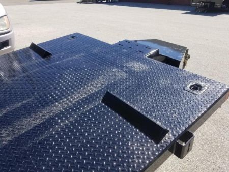 New 7 x 18 BWISE Hydraulic Tilt Car Hauler Car / Racing Trailer 10k
