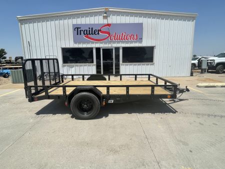 New 2025 PJ Trailers 83" x 12' U8121 Utility Trailer