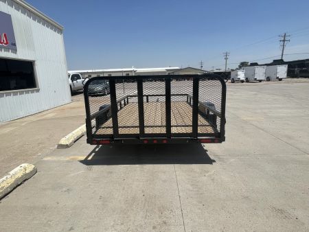 New 2025 PJ Trailers 83" x 12' U8121 Utility Trailer