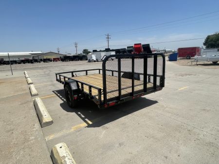 New 2025 PJ Trailers 83" x 12' U8121 Utility Trailer