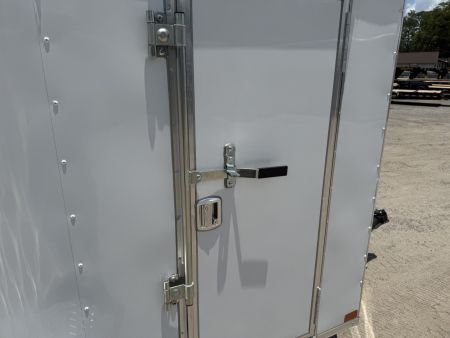 New TX5X8SA TEXAS TRAILERS 5' X 8' CARGO / ENCLOSED TRAILER W/ DOUBLE REAR DOORS & SIDE DOOR