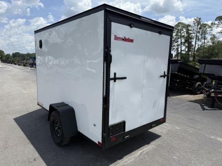 New TX6X10SA TEXAS TRAILERS 6' X 10' CARGO / ENCLOSED TRAILER W/ RAMP DOOR & SIDE DOOR