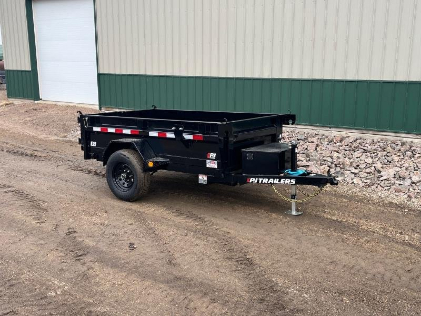 New 2025 PJ 8'x60" Single Axle Dump Trailer