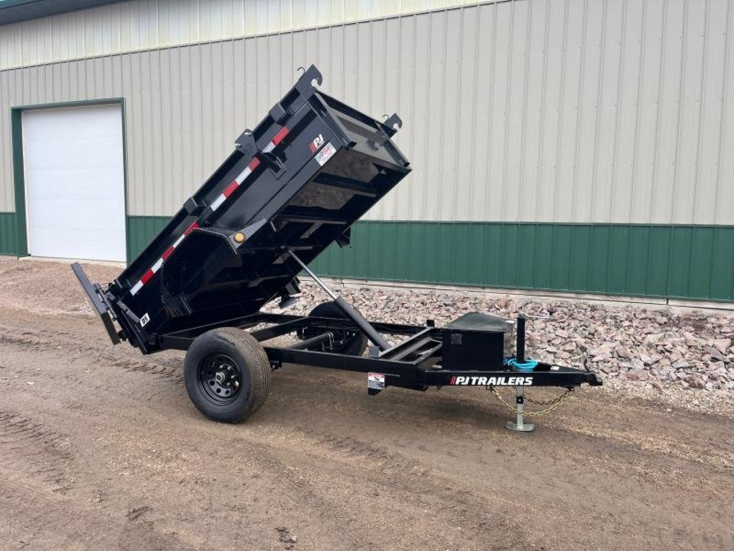 New 2025 PJ 8'x60" Single Axle Dump Trailer