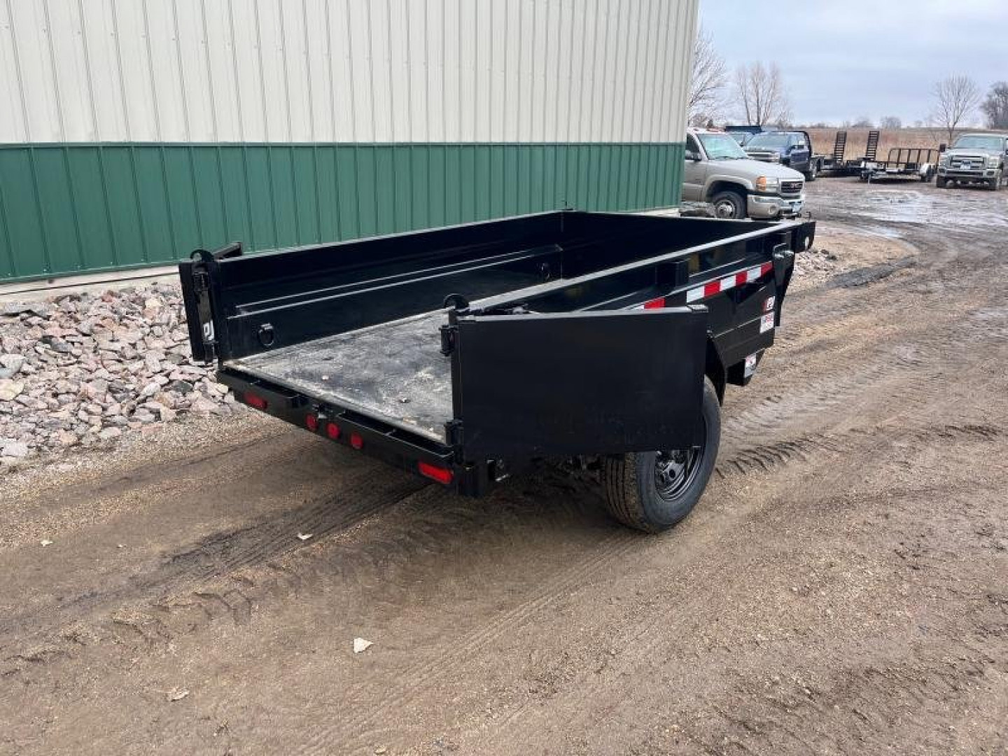 New 2025 PJ 8'x60" Single Axle Dump Trailer
