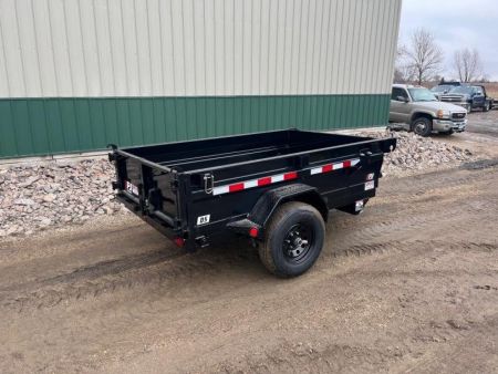 New 2025 PJ 8'x60" Single Axle Dump Trailer