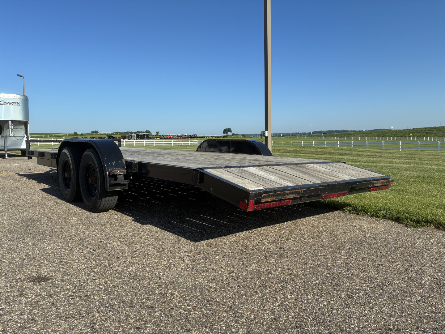 Used 2022 S&S Manufacturing 20' Flatbed Car Hauler