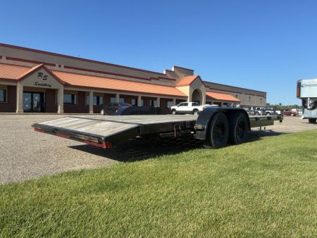 Used 2022 S&S Manufacturing 20' Flatbed Car Hauler