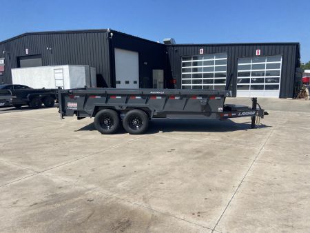 New Lamar 16' Telescopic Dump Trailer
