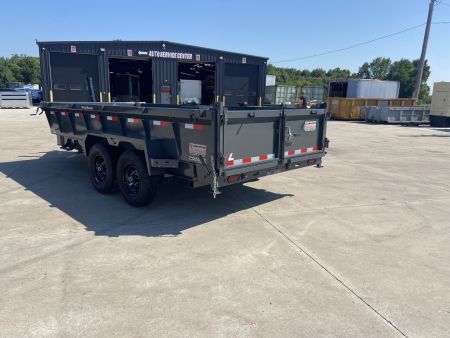 New Lamar 16' Telescopic Dump Trailer