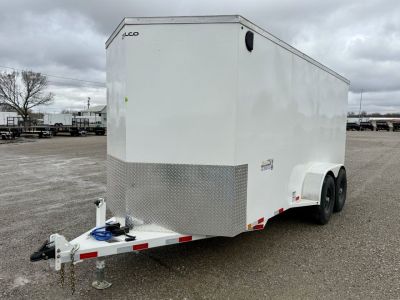 New DELCO ALL STEEL CARGO 7X16 RAMP DOOR 14K RATED w/14PLY Cargo / Enclosed Trailer
