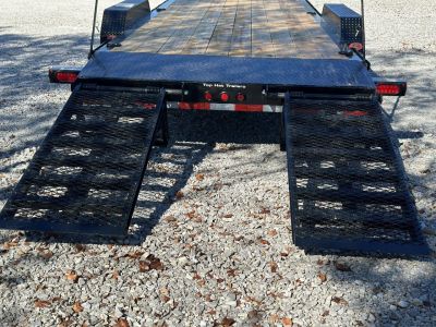 New 2026 Top Hat Trailers TH-14EB-20BK-5XM Ramps Equipment Trailer