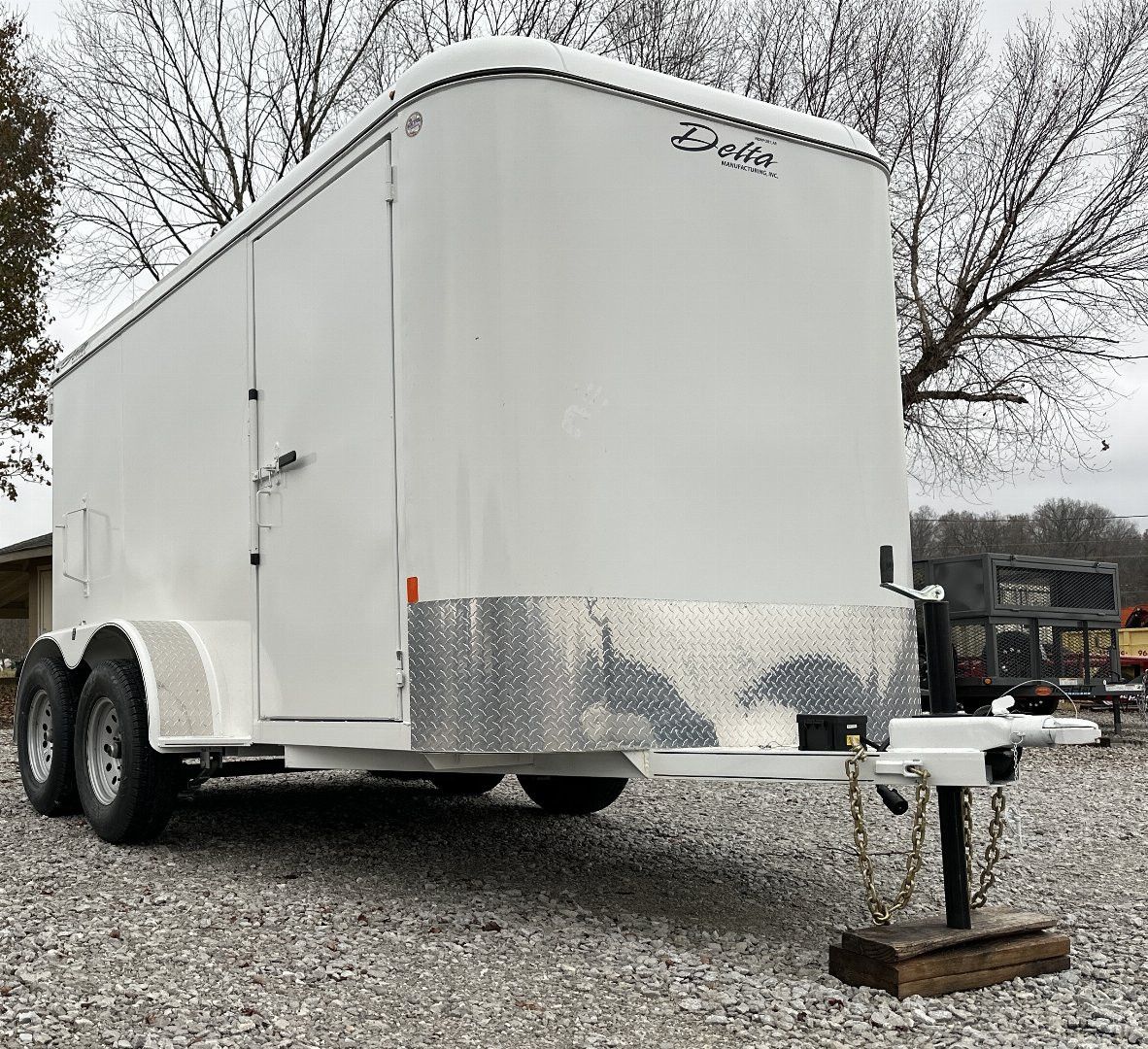 New Delta Trailers Delta 300 All Steel Cargo 7 x14 Cargo / Enclosed Trailer