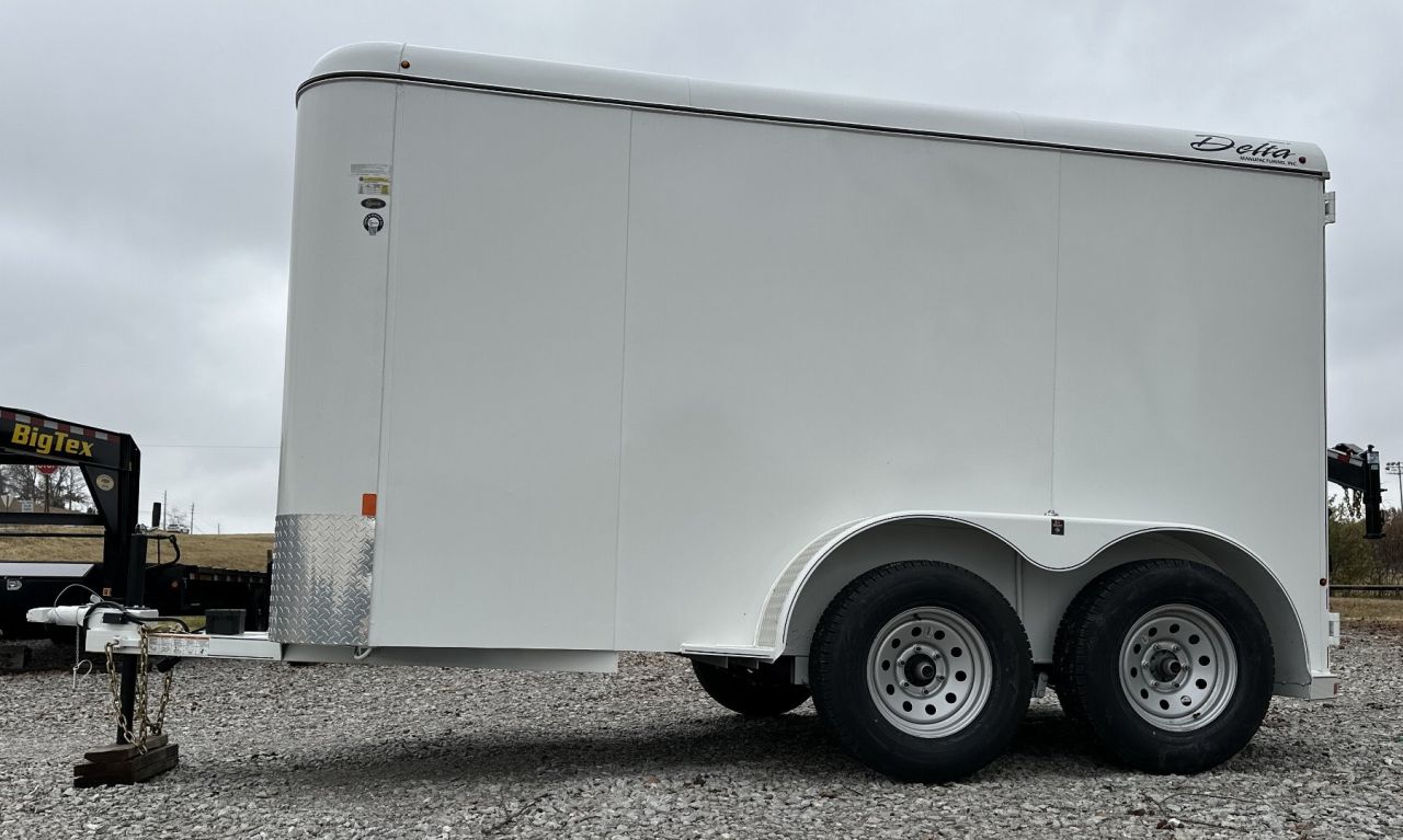 New Delta Trailers Delta 300 All Steel Cargo 7 x14 Cargo / Enclosed Trailer