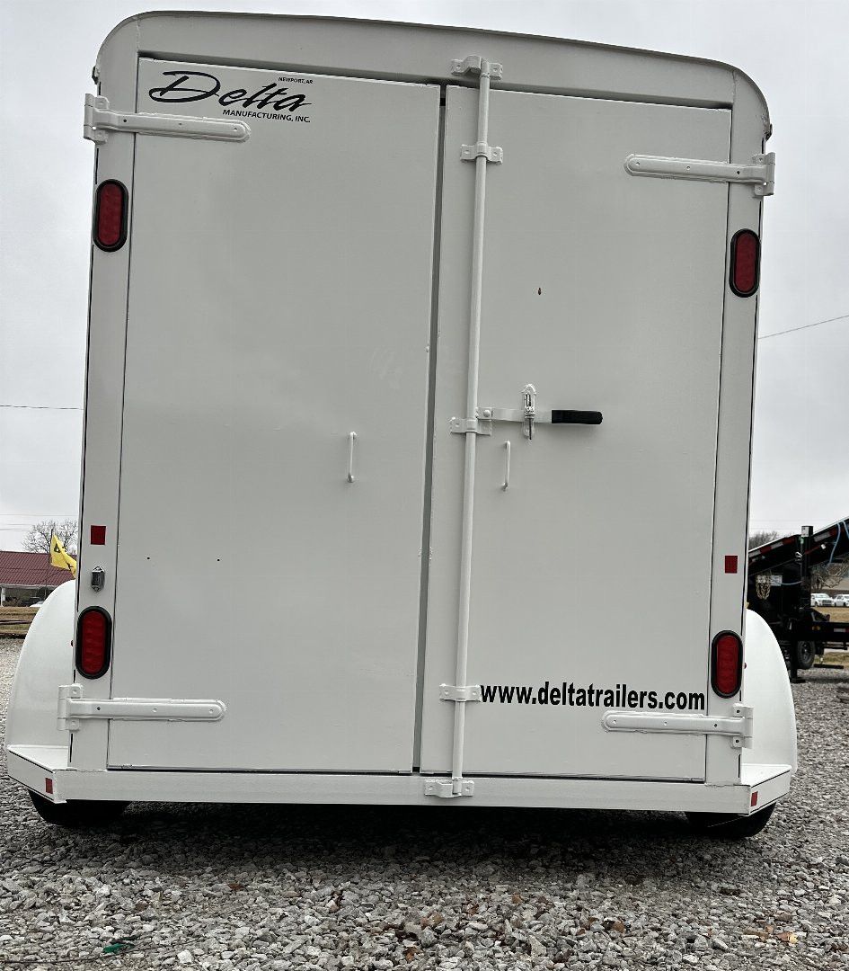 New Delta Trailers Delta 300 All Steel Cargo 7 x14 Cargo / Enclosed Trailer