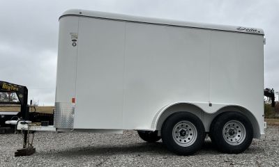 New Delta Trailers Delta 300 All Steel Cargo 7 x14 Cargo / Enclosed Trailer
