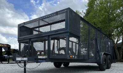 New Top Hat Trailers TH-LS16X83( 4FT SIDES/2BRK) Landscape Trailer