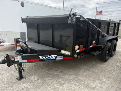 New 2026 Top Hat Trailers DPX140-14x83 w/ 3' Sidewalls & 14 Ply Upg. Dump Trailer
