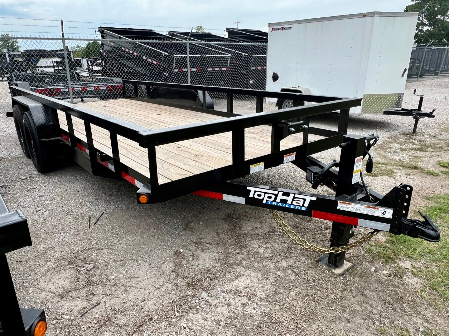 New 2027 Top Hat Trailers HT14-18x83 Equipment Trailer w/ 14 Ply Tire Upgrade