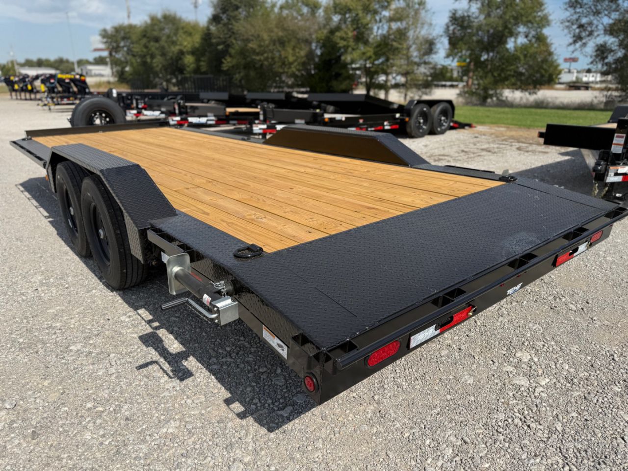 New 2026 Top Hat Trailers WD14-22x102 Equipment Trailer w/ Drive Over Fenders & 14 Ply Tire Upg.