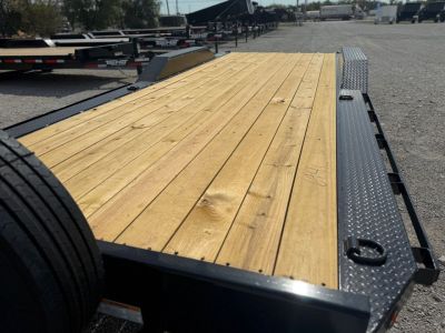 New 2026 Top Hat Trailers WD14-22x102 Equipment Trailer w/ Drive Over Fenders & 14 Ply Tire Upg.