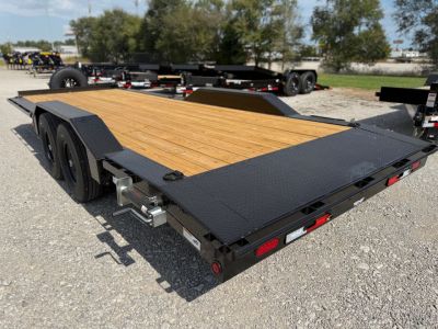 New 2026 Top Hat Trailers WD14-22x102 Equipment Trailer w/ Drive Over Fenders & 14 Ply Tire Upg.
