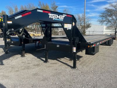 New 2026 Top Hat Trailers GN259-40x102 Flatbed Trailer