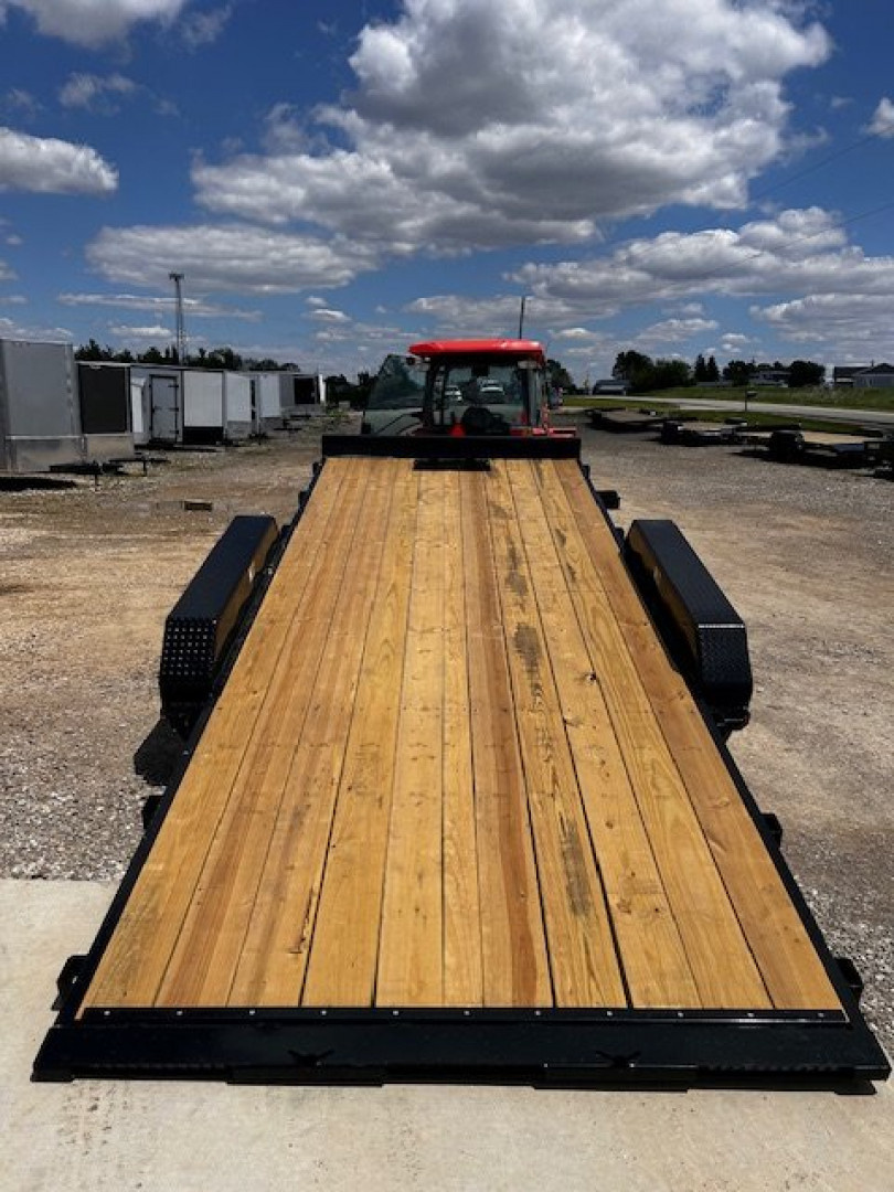 New 2025 H&H Trailers 82"X18' EX 7K SPEEDLOADER POWER TILT Car / Racing Trailer