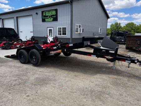 New 2025 H&H Trailers 82"X18' EX 7K SPEEDLOADER POWER TILT Car / Racing Trailer
