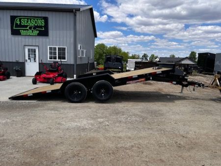 New 2025 H&H Trailers 82"X18' EX 7K SPEEDLOADER POWER TILT Car / Racing Trailer
