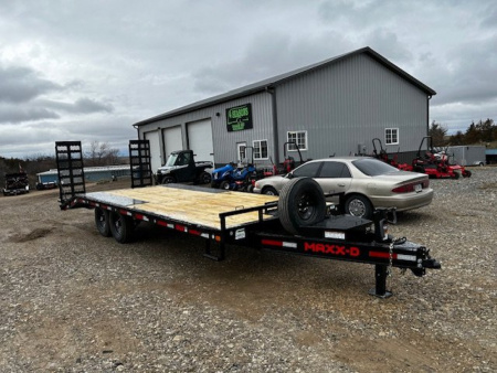 New YEAR END CLEARANCE SALE SAVE $$$ 2024 MAXXD DOX 102"X22' DECKOVER BUMPER PULL 15.6K GVWR Equipment Trailer