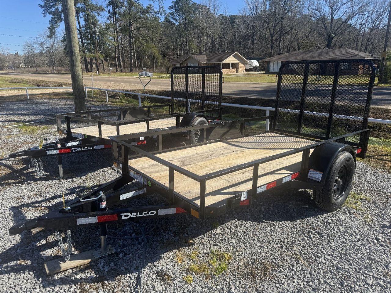 New 2025 Delco Trailers 5’ x10' Utility Trailer