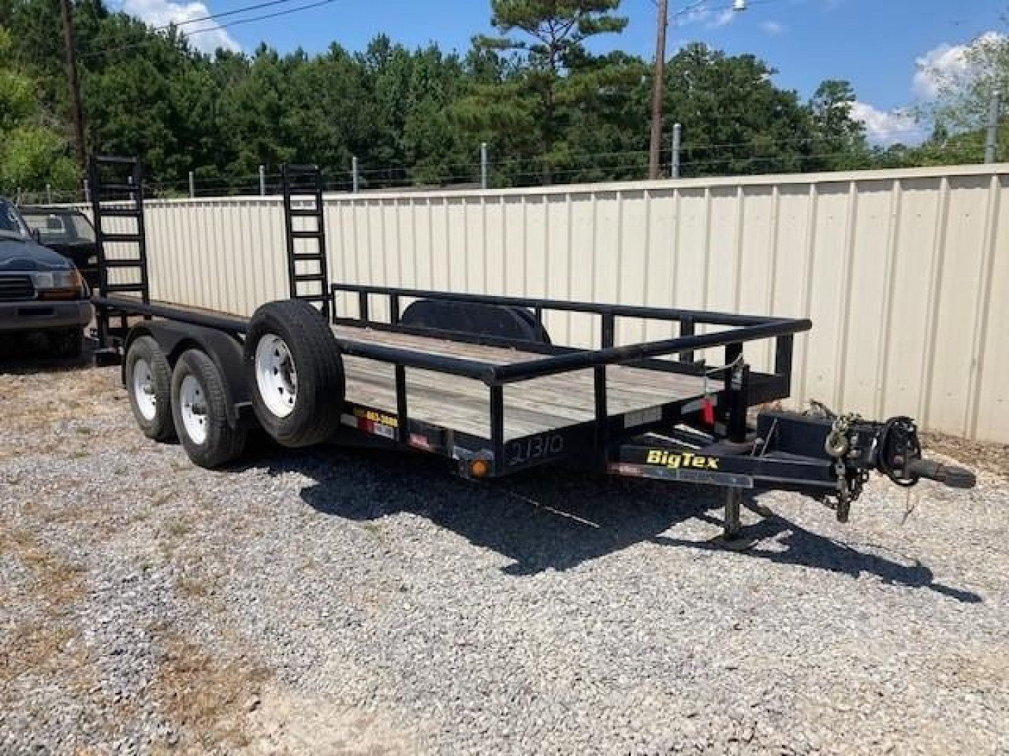 10×16 Equipment Flatbed Trailer