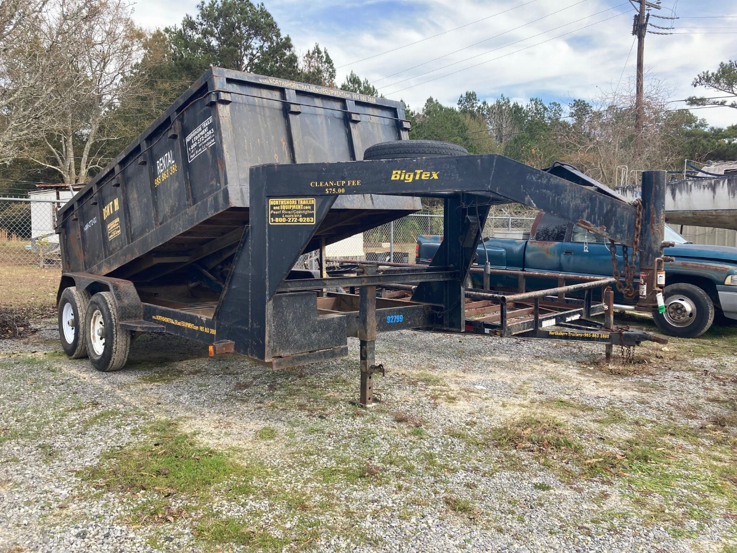 7×14 Dump Trailer