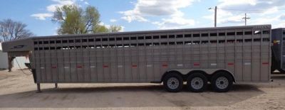 New 2027 Titan Trailer Standard 6'8" x 32' Stock / Stock Combo Trailer