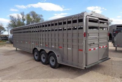 New 2027 Titan Trailer Standard 6'8" x 32' Stock / Stock Combo Trailer