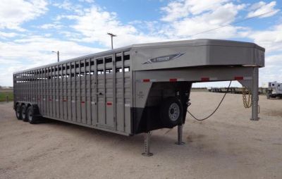 New 2027 Titan Trailer Standard 6'8  x 32' Stock / Stock Combo Trailer