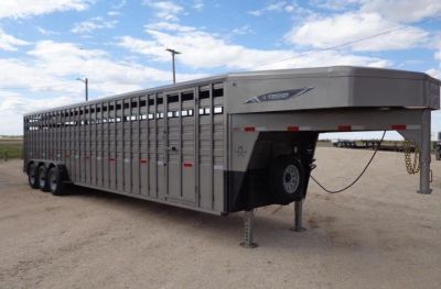New 2027 Titan Trailer Standard 6'8" x 32' Stock / Stock Combo Trailer
