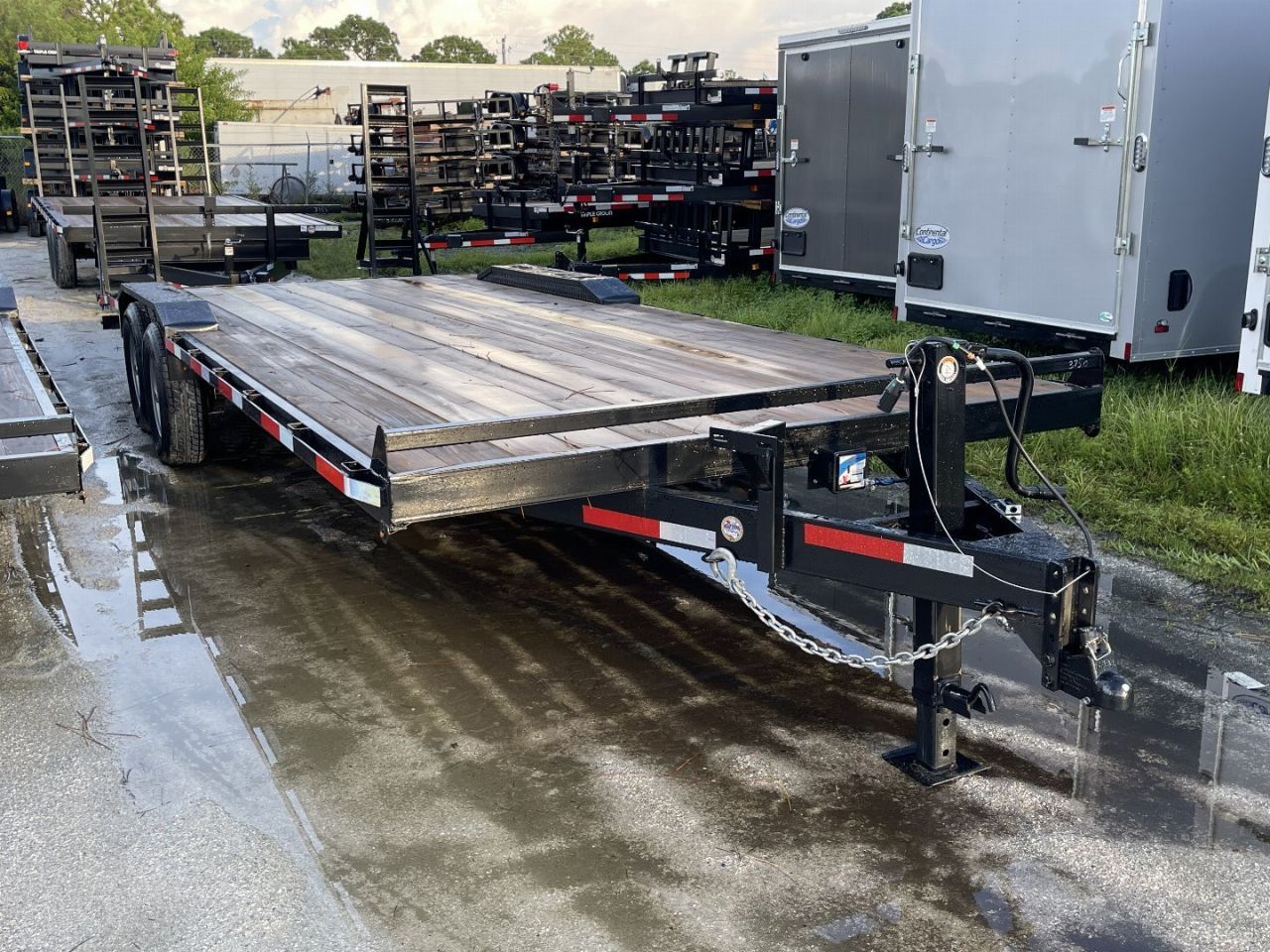 2027 8×24 Equipment Flatbed Trailer