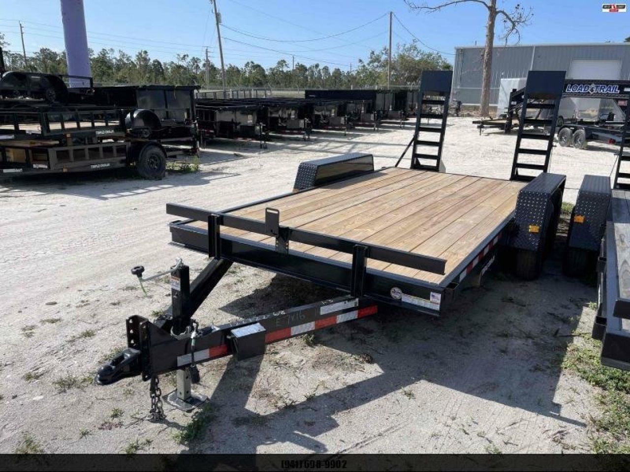 2027 7×16 Equipment Flatbed Trailer