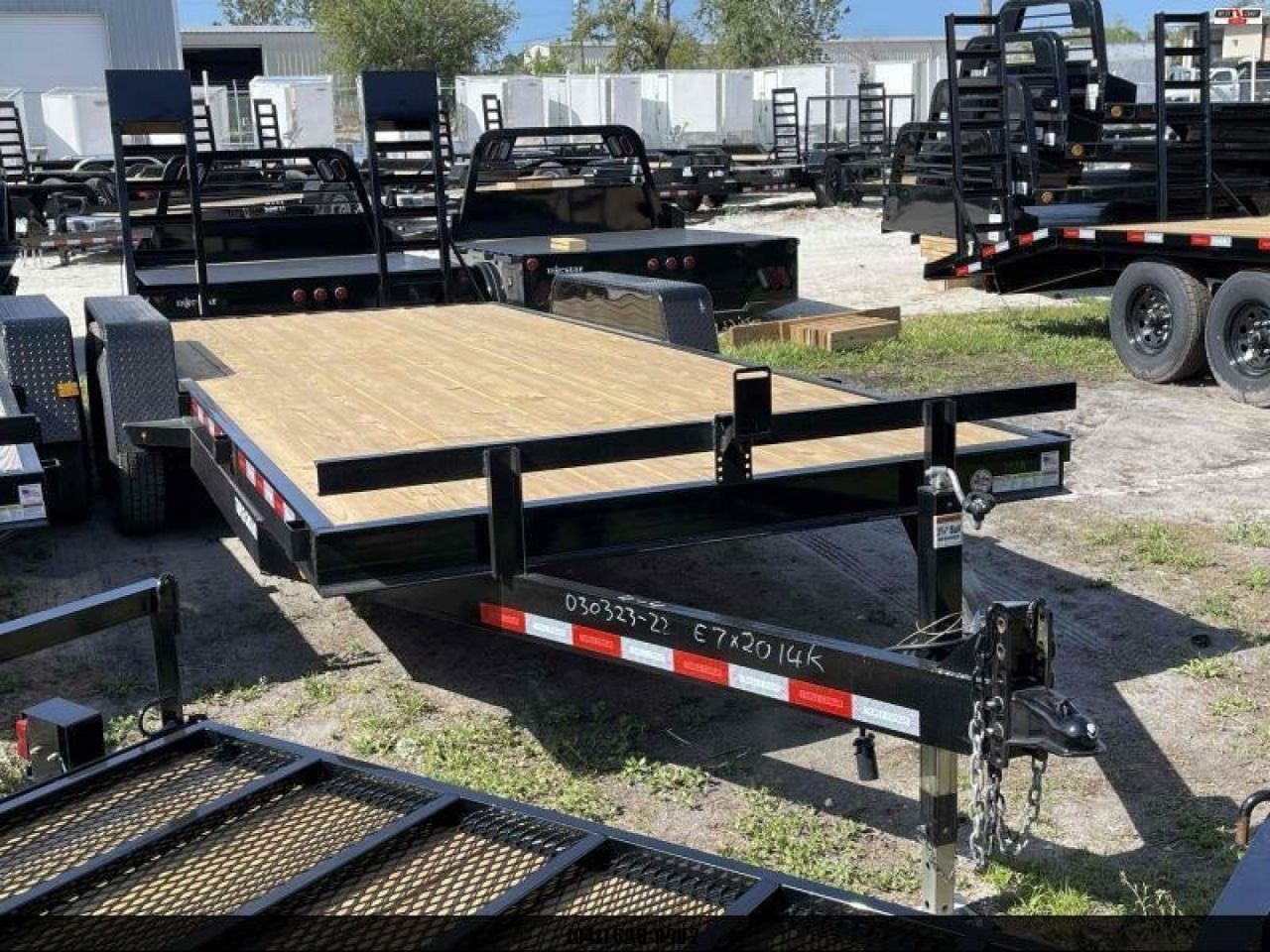 2027 7×20 Equipment Flatbed Trailer