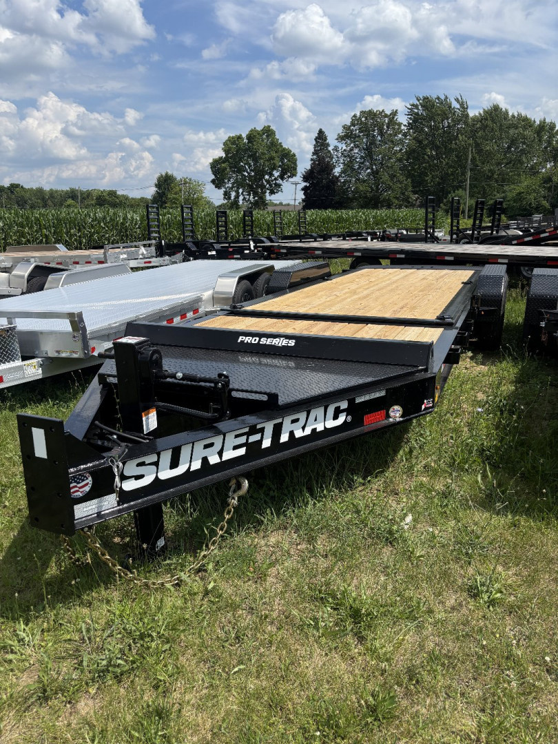 New 2025 Sure-Trac 7x18+4 22K Tilt Trailer