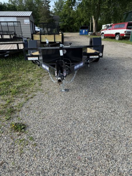 New 2025 Sure-Trac 78"X12' 10K SA Tilt Trailer